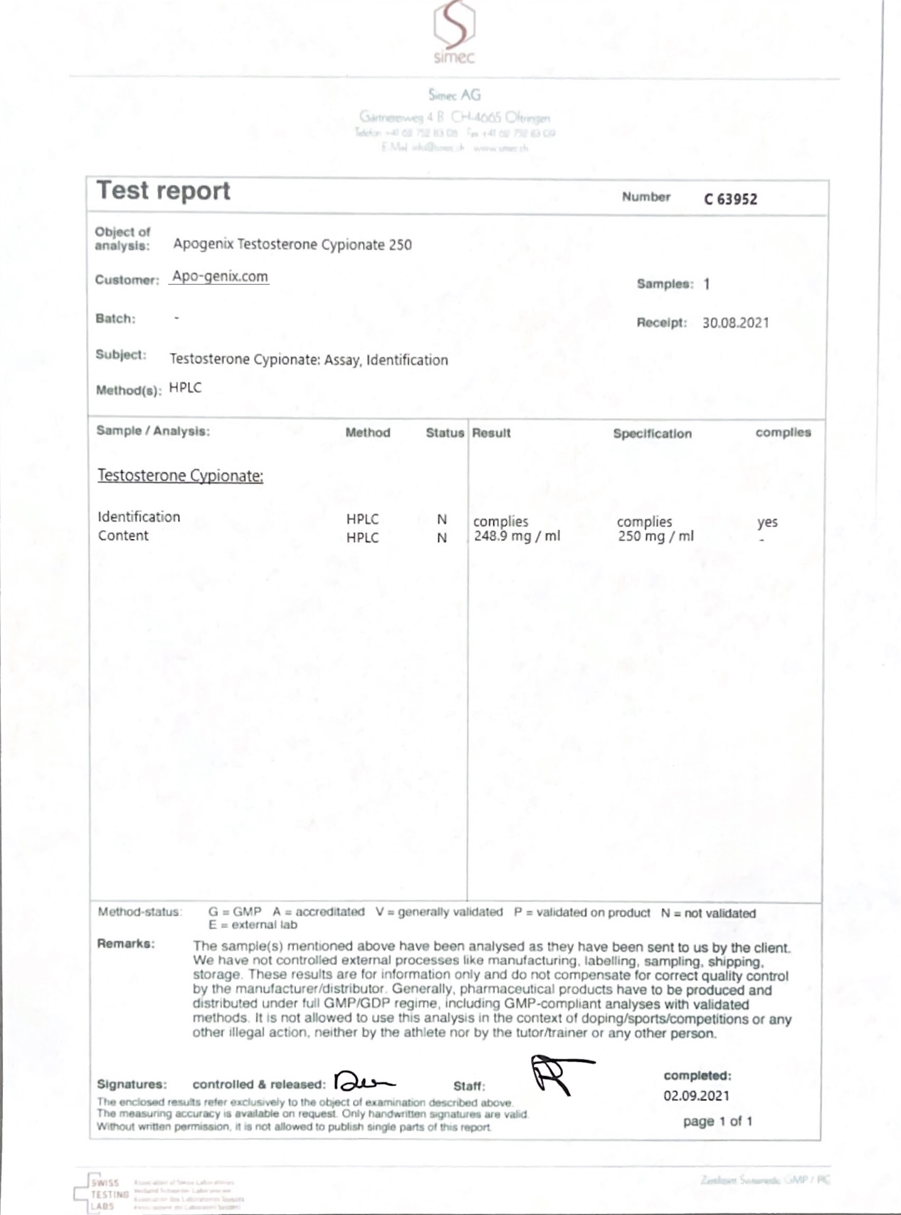 Testosterone Cypionate 250 - Image 3